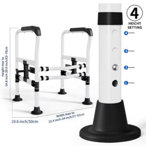Adjustable Height Standing Aids For Elderly Toilet Safety