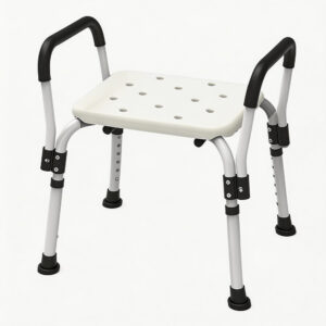 Adjustable Height Bath Stool For Safe Shower Use
