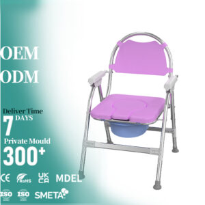 Ergonomic Commode Chair With Safety Features