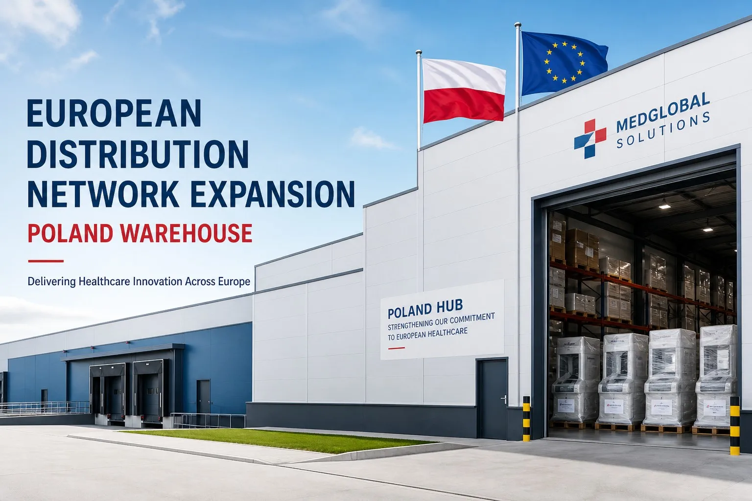 JiNDA European distribution warehouse in Poland