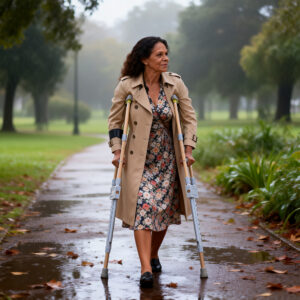 Handsome Foldable Axillary Crutches