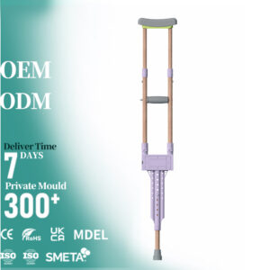 Medical Crutches Non Slip Double Canes