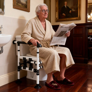 Adjustable Height Toilet Safety Rails