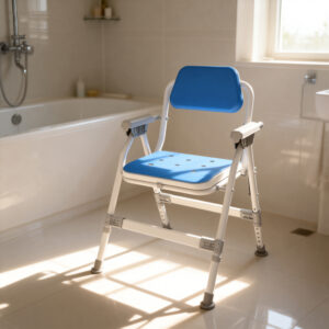 No Installation White Bath Chair