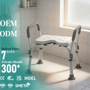No Slip High Capacity Shower Stool